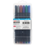 Комплект маркери на водна основа 0.4 мм Mont Marte Fineliner Soft Grip 12 броя
