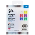 Гел стикове на водна основа 6 цвята Mont Marte Twistable Metallics 6 броя