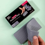 Полимерна глина Mont Marte Make n Bake Polymer Clay Mid Grey 400 грама сива
