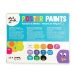 Комплект боя за плакати Mont Marte Poster Paint Set 12 цвята x20 мл