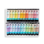 Комплект акрилна пастелна боя Mont Marte Acrylic Colour Pastel Colours 24 цвята x 36 мл