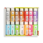 Комплект акрилна боя металик и флуоро Mont Marte Crafters Colour Metallic and Fluoro 14 цвята x 60 мл