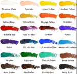 Комплект маслени бои Mont Marte Oil Paints 24 цвята x 12 мл
