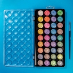Комплект акварелни бои металик Mont Marte Metallic Watercolour Cake Set 37 броя
