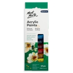 Комплект акрилни бои Mont Marte Acrylic Paint Set 12 цвята x 8 мл