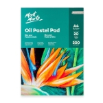 Скицник за маслен пастел A4 Premium 200gsm Mont Marte Oil Pastel Pad -20 листа