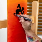 Дъска за скейборд Mont Marte Skateboard Deck 20.5x80x1 см