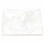 Комплект рисуване по номера 30x40 см - Красив лебед  Ms9007
