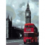 Комплект рисуване по номера 40x50 см - Екскурзия в Лондон MS9397