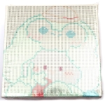 Диамантен гоблен за деца 20x20 см кръгли диаманти пълно облепяне - A092