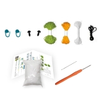 Творчески комплект АМИГУРУМИ 60x45x50 мм за плетене на една кука- динозавър GZ2014