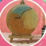 Творчески комплект STRING ART с конци,пирони и статив 11x11 см -луна DHAA28282