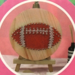 Творчески комплект STRING ART с конци,пирони и статив 11x11 см - ръгби DHAA28284