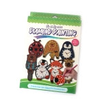 Комплект диамантен гоблен часовник 20x22 см -Калинка DZBCX17361