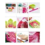 Диамантен гоблен 5D 30x40 см кръгли диаманти пълно облепяне - Мистична Лейла GLD62162