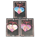 Мартеници сърце и цвете с момиче 10 броя