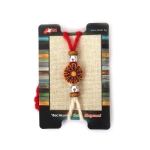 Мартеница гривна от вълна с цвете антик 10 броя