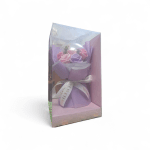 Букет от сапунени рози в ПВЦ сфера и подаръчна кутия