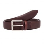 Mъжки стилен колан в кафяво - Italian belts - 105 см