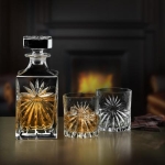 Сет за уиски - бутилка + 6 чаши Oasis