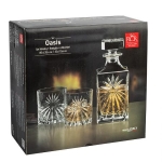 Сет за уиски - бутилка + 6 чаши Oasis