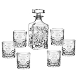 Сет за уиски - бутилка + 6 чаши Oasis