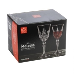 Комплект 6 чаши за червено вино RCR Italy, колекция Melodia
