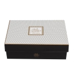 Комплект 2 чаши - черно и бяло на точки