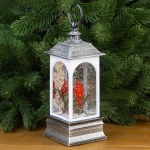 Светещ фенер с птички.