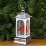 Светещ фенер с птички.