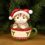 Коте в чаша