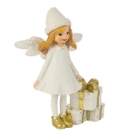 Бяло ангелче с подаръци