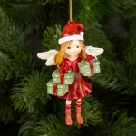 Червено ангелче с подаръци