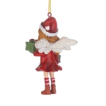 Червено ангелче с подаръци