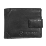 Мъжки черен портфейл Auto Set с лого на BMW