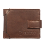 Мъжки кафяв портфейл Auto Set с лого на BMW