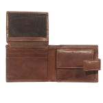 Мъжки кафяв портфейл Auto Set с лого на Audi