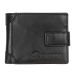 Мъжки черен портфейл Auto Set с лого на Skoda