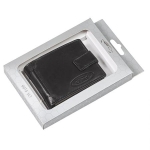 Мъжки черен портфейл Auto Set с лого на Ford