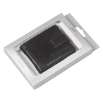 Мъжки черен портфейл Auto Set с лого на Mazda