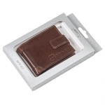 Мъжки кафяв портфейл Auto Set с лого на Volvo