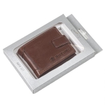 Мъжки кафяв портфейл Auto Set с лого на Suzuki