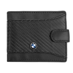 Мъжки комплект химикалка, портфейл и ключодържател Auto Set с логото на BMW
