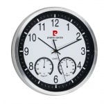 Стенен часовник Pierre Cardin - бяло и черно