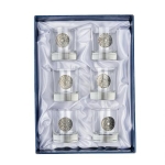 Сет 6 чаши за уиски - кръг зодии