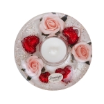 Стъклен свещник Valentina