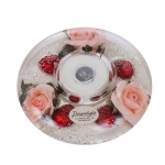 Стъклен свещник Valentina