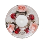 Стъклен свещник Valentina