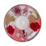 Стъклен свещник Amore