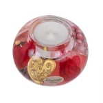 Стъклен свещник Amore